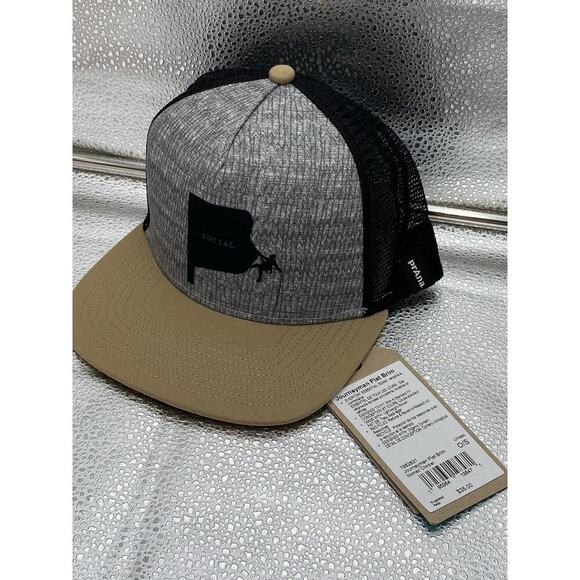 PRANA Trucker Cap Hat Flat Brim Nomad Climber Adjustable - Picture 5 of 5